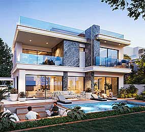 Luxury waterfront view at DAMAC Islands 2