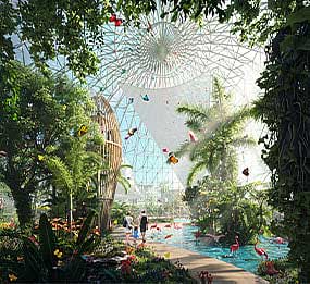 Resort-style amenities and relaxation zones